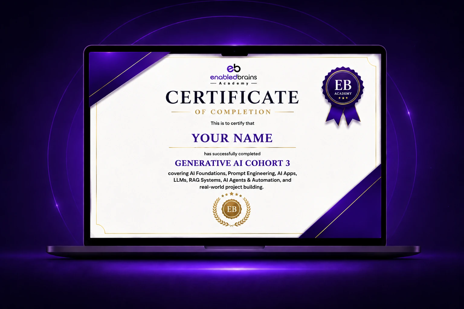 Certificate of Completion